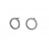 Circle Earring Posts , Silver Jewelry, 13mm,  LK-2571 KLS - 0,50 35x37,4 mm