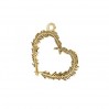 Herz-Anhänger, Silberschmuck, ODL-00723 18,6x22 mm 