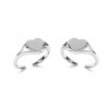 Heart Ring Base, One Size, Jewelry Findings, ODL-00705 8x19 mm