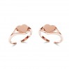 Heart Ring Base, One Size, Jewelry Findings, ODL-00705 8x19 mm