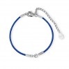 Bracelet Base, Silver Jewelry, Blue, S-BRACELET 8