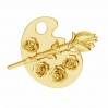 Ruusu-riipus, hopeakorut, ODL-00730 14x18,5 mm