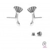Earring Post, Earring Findings, ODL-00675 KLS 5x10 mm (L+R)