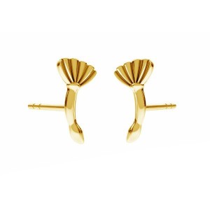 Earring Post, Earring Findings, ODL-00675 KLS 5x10 mm (L+R)