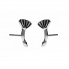 Earring Post, Earring Findings, ODL-00675 KLS 5x10 mm (L+R)