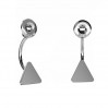 Back-Stoppers, Ear Backs, Earrings Findings, BAR 1 KLS LK-0617 - 0,50 6,1x18 mm