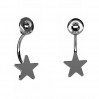 Back-Stoppers, Ear Backs, Earrings Findings, BAR 1 KLS LK-0617 - 0,50 6,1x18 mm 