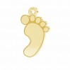 Baby Füße Anhänger, Silberschmuck, LKM-2641 - 0,50 9x15 mm