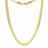 Snake Chain, Flat, Silver Chain, MAG 050 33 cm