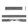 Coreana Chain, Silver Chains, PLE 5F CORD 1,2 60 cm