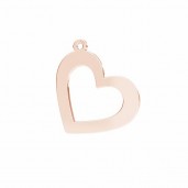 Heart Pendat, Silver Jewelry, LKM-2634 - 0,50 16,7x18 mm