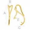 Pendant Bail, Jewelry Findings, KRP-61
