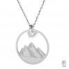 Berge-Anhänger, Silberschmuck, LKM-2131 