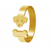 Doggy Ring, Jewelry Findings, LK-1403 - 0,80