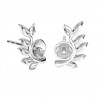 Korvakorutapit Swarovski helmet 4mm, korvakoruosat, ODL-00791 L+P 6,7x10,5 mm (5818 MM 4) 