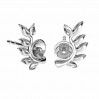 Korvakorutapit Swarovski helmet 4mm, korvakoruosat, ODL-00791 L+P 6,7x10,5 mm (5818 MM 4) 