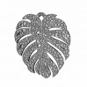 Monsterablatt-Anhänger, Silberschmuck, LKM-2761 0,50 19,4x21,8 mm