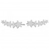 Stern-Ohrstecker, Ohrringteile, Silberschmuck, LK-0617 KLS - 0,50