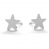 Star Earring Posts, Jewelry Findings, LK-0617 KLS - 0,50