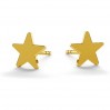 Star Earring Posts, Jewelry Findings, LK-0617 KLS - 0,50