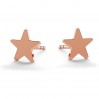 Star Earring Posts, Jewelry Findings, LK-0617 KLS - 0,50