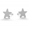 Star Earring Posts, Jewelry Findings, LK-0617 KLS - 0,50