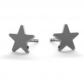 Star Earring Posts, Jewelry Findings, LK-0617 KLS - 0,50