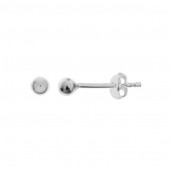 Ball Earring Posts with Ear Nuts, 3mm, Earring Findings, KL-303 KLSB