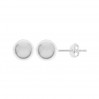 Kugel-Ohrstecker mit Verschluss, 4mm, Ohrringteile, KL-304 KLSB