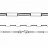 Anchor Chain, Silver Chains, Diamond Cut, FIO 100 (40-60 cm) 