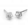 Ohrstecker Basis für Swarovski-Kristalle, 3mm, Ohrringteile, ODL-00466 KLS (1088 PP 24)