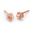 Ohrstecker Basis für Swarovski-Kristalle, 3mm, Ohrringteile, ODL-00466 KLS (1088 PP 24)