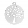 Tree of Life Pendant, Jewelry Findings, LKM-2626 - 0,50 16x17,5 mm