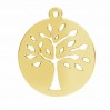 Tree of Life Pendant, Jewelry Findings, LKM-2626 - 0,50 16x17,5 mm