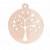 Tree of Life Pendant, Jewelry Findings, LKM-2626 - 0,50 16x17,5 mm