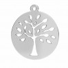 Tree of Life Pendant, Jewelry Findings, LKM-2626 - 0,50 16x17,5 mm