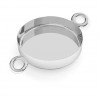 Anhänger, Verbinder, Gießharzschmuck, Silberschmuck, CON 2 FMG-R - 2,60 14 mm