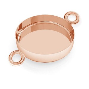Anhänger, Verbinder, Gießharzschmuck, Silberschmuck, CON 2 FMG-R - 2,60 14 mm