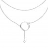 Halskette Basis, Silberkette, Silberschmuck, ROLO 025 CHAIN 50, 50 cm