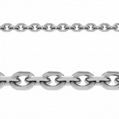 Anchor Chain, Forzatina, Silver Chains, Bulk Chain, AD 025 1,1 mm
