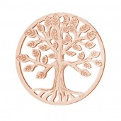 Baum des Lebens Anhänger, Lebensbaum, Silberschmuck, LKM-2939 - 0,50 19x19 mm