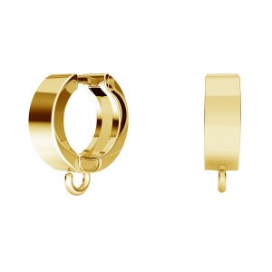 Creole Earrings, Earring Findings, ODL-00871 BZO 2 13,1x15 mm 