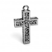Cross Pendant, Silver Jewelry, CON 1 E-PENDANT 657 11,8x19,8 mm