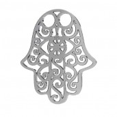 Hamsa Hand-Anhänger, Fatimas Hand, Silberschmuck, LK-1272 - 0,50 (2058 SS 7)