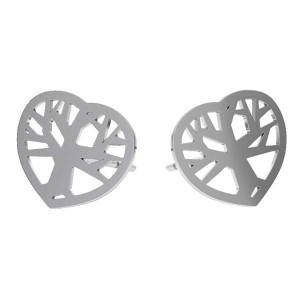 Tree of Life Earrings, Jewelry Findings, Jewelry Findings, KLS LKM-2958 - 0,50 10x12 mm 