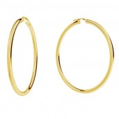 Hoop Earrings, 8cm, Earring Findings, KL-470 4x70 mm