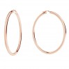 Hoop Earrings, 8cm, Earring Findings, KL-470 4x70 mm