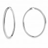 Hoop Earrings, 8cm, Earring Findings, KL-470 4x70 mm