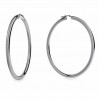 Hoop Earrings, 8cm, Earring Findings, KL-470 4x70 mm