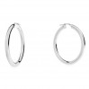 Hoop Earrings, 5cm, Earring Findings, KL-440 4x40 mm